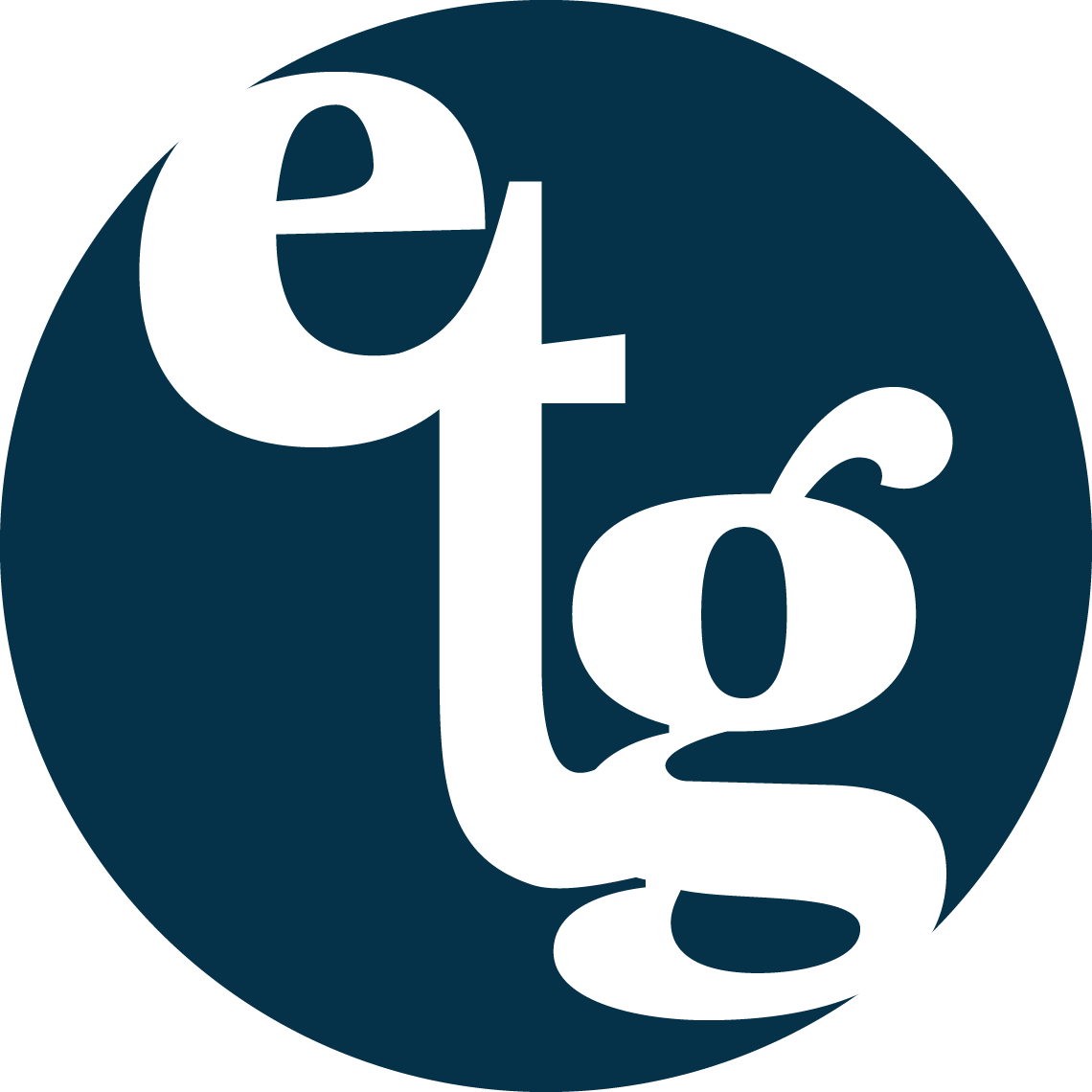 Eliza Gilbert's initials ETG